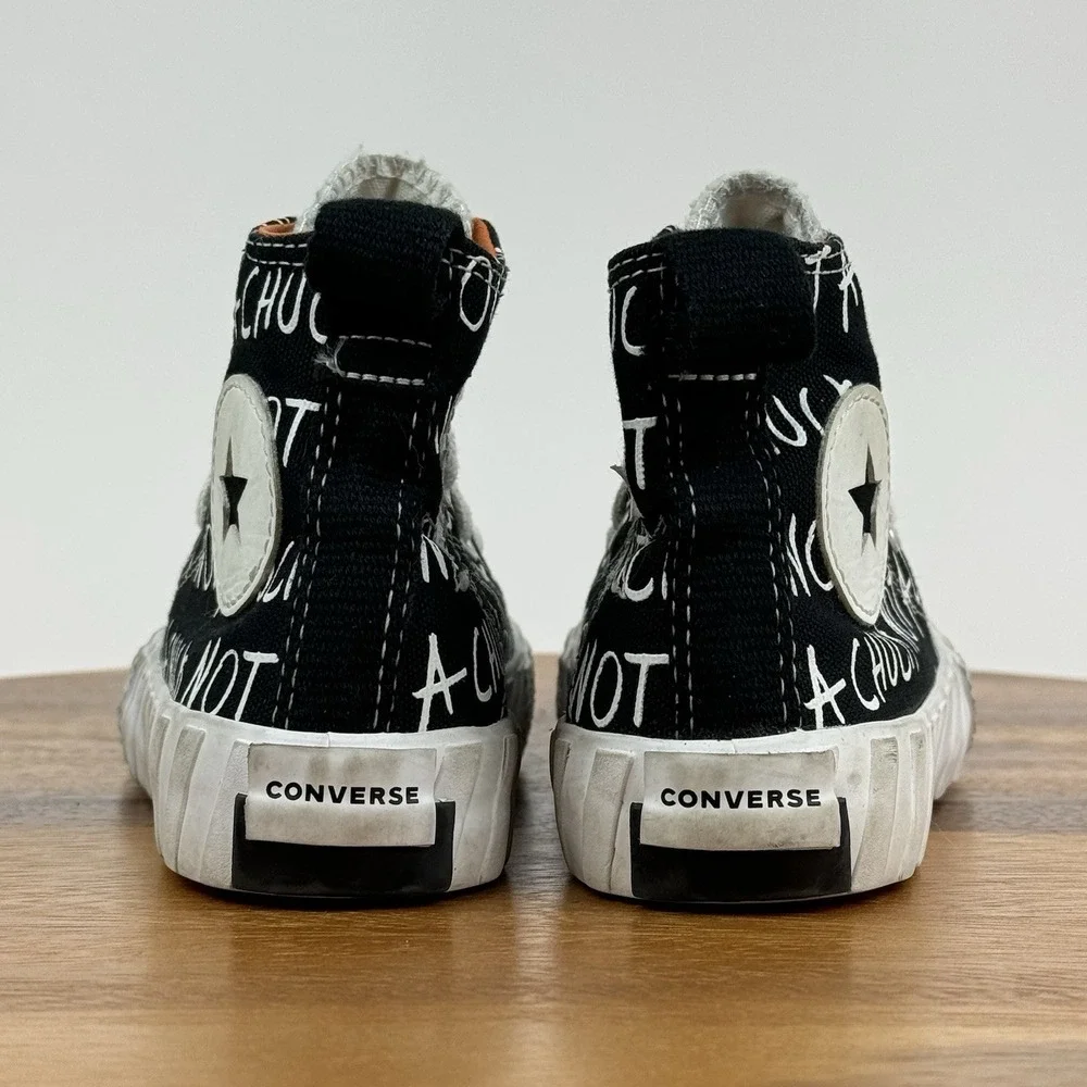 Little Kids Boys Converse UNT1TL3D Not a Chuck‎ Black Sneakers Shoes Size 11 C